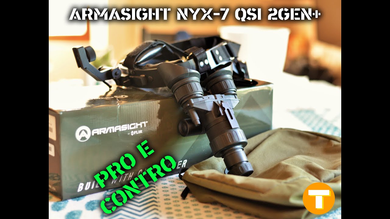 Recensione ITA || Visore Notturno Armasight NYX-7 QSi 2Gen+ || Softair || Turzo Airsoft