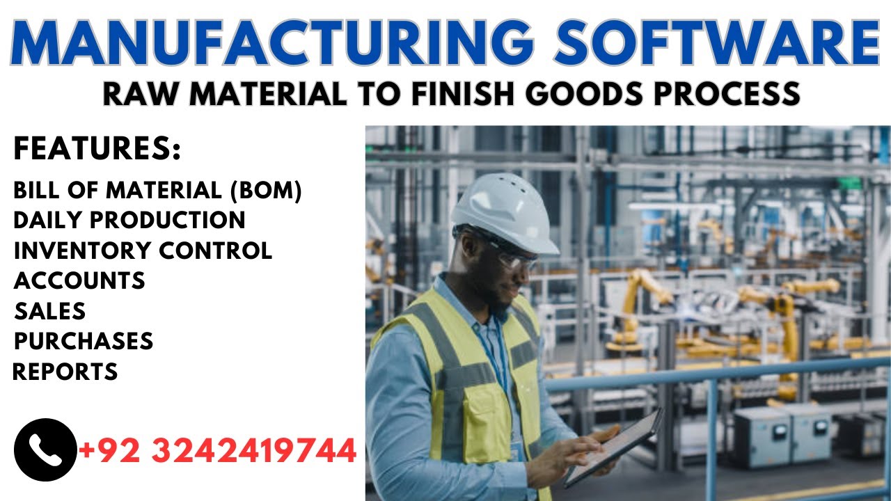 Manufacturing/Production - Accounting Inventory Complete Business ERP Software