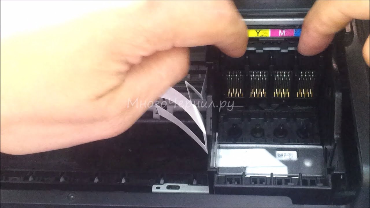 Ремонт, замена сломанных контактов на Epson - инструкция v2