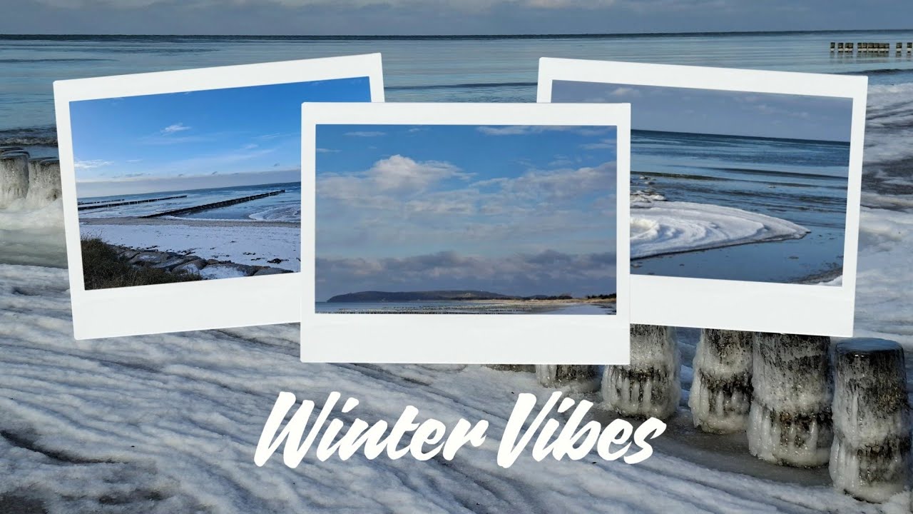 Zufrierende Ostsee - Winter Vibes - Strand Neuendorf auf der Insel Hiddensee #nature #travel #love 