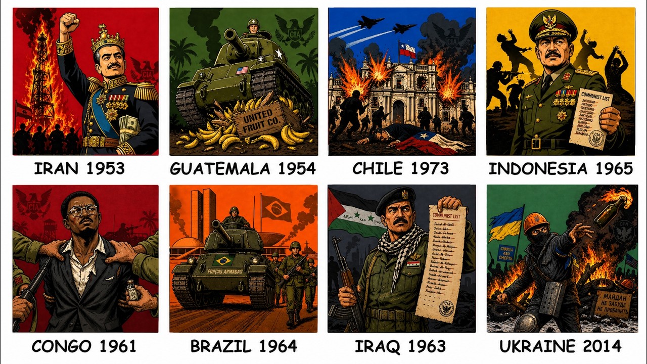 Every CIA Coup Ever Explained in 11 Minutes