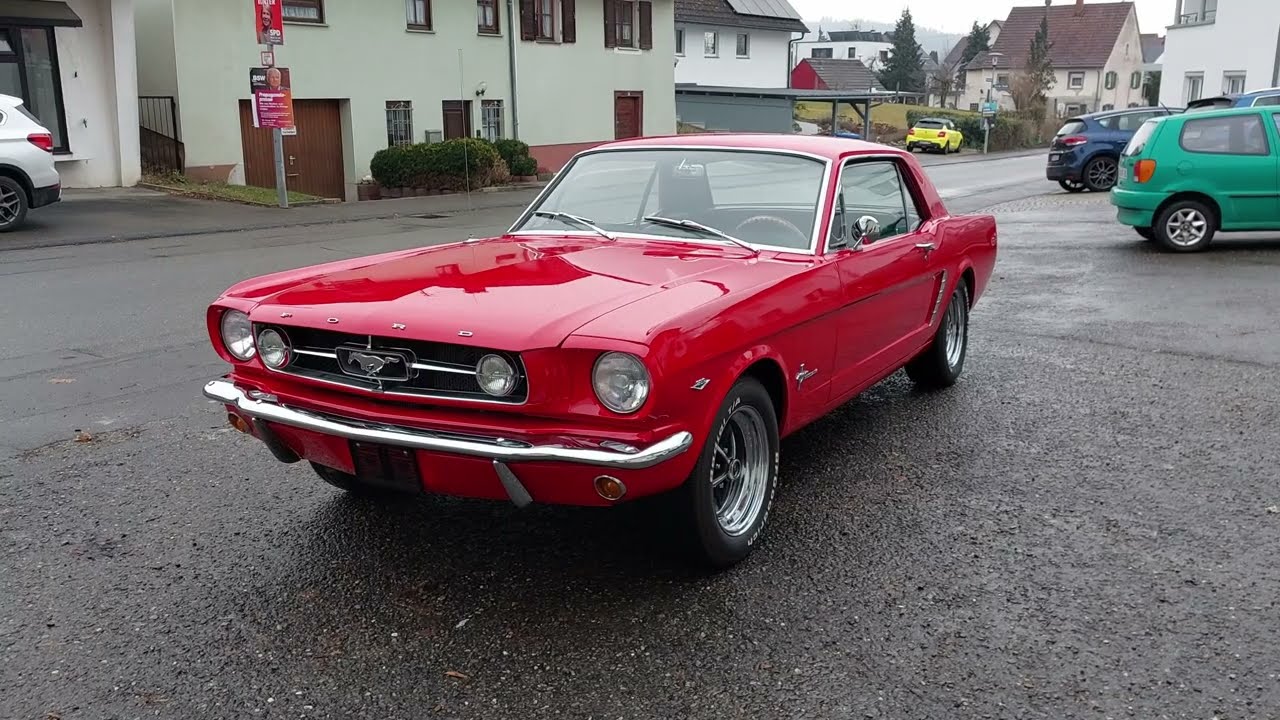 Ford, Mustang Coupe (1965) – Walkaround, Interior, Engine & Drive