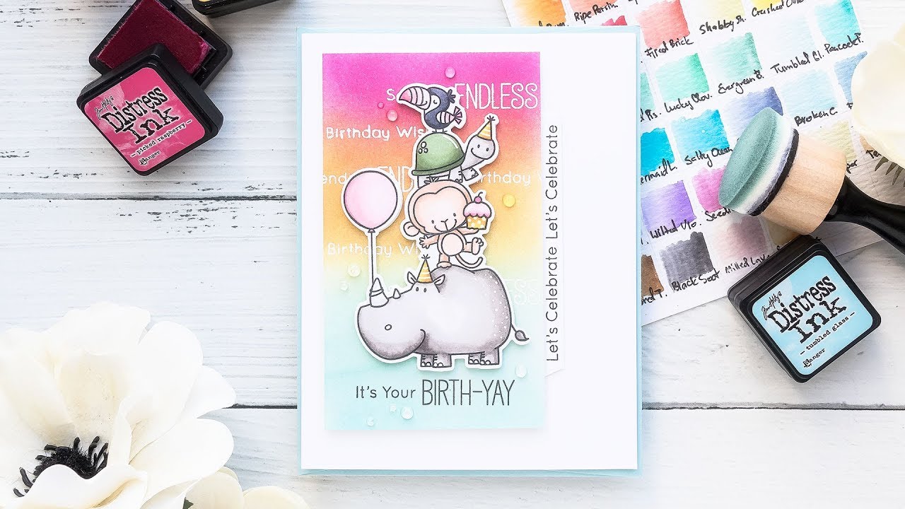 Copic Coloring and Distress Ink Blending with Yana Smakula