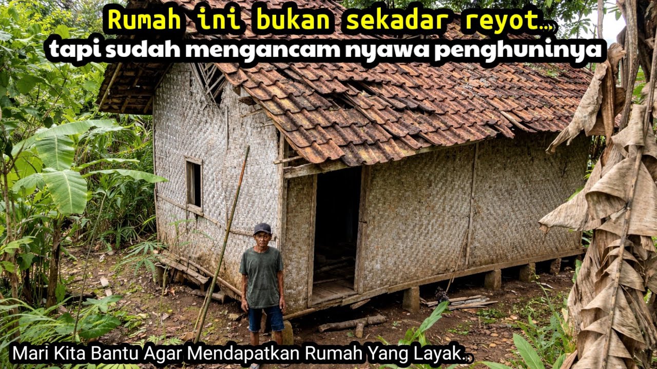 VIRAL DI GARUT..INILAH ABAH SAHMAN TINGGAL SENDIRI DI RUMAH REYOT TAK LAYAK HUNI