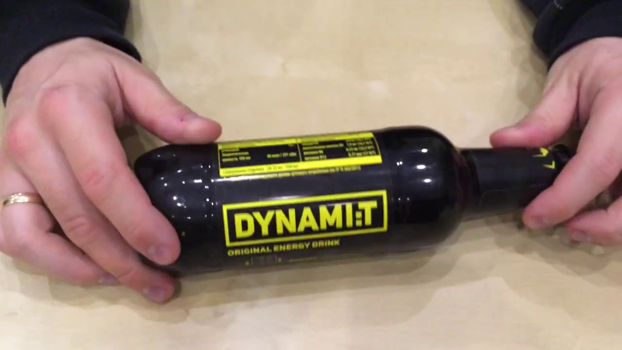 Энергетические напитки Dynamit Original и Strong