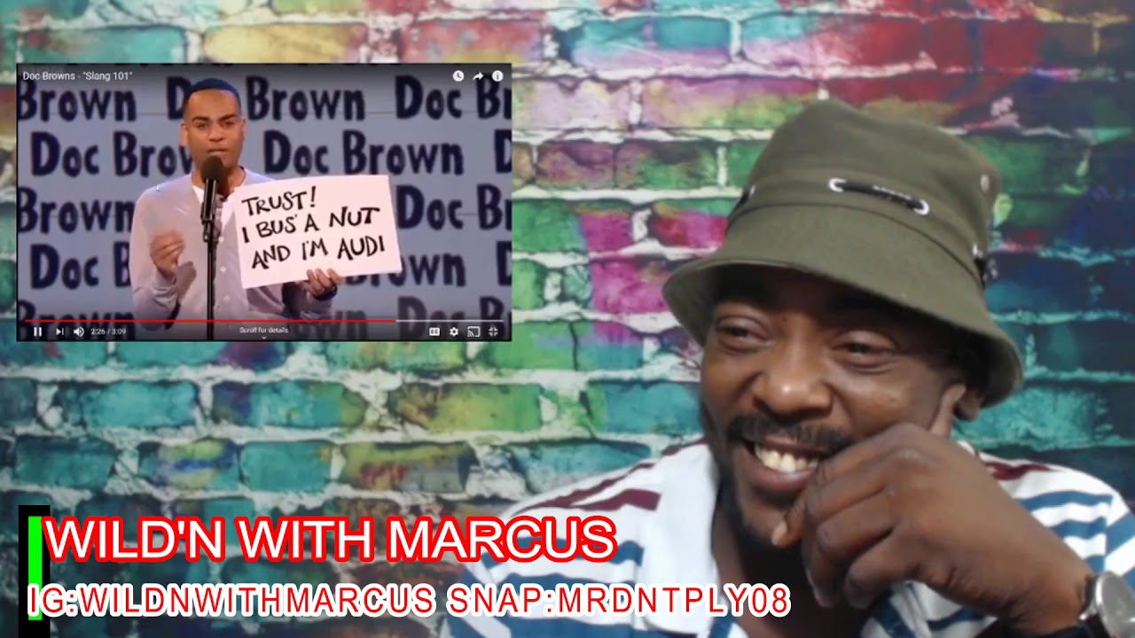 ALL NEW DOC BROWN SLANG 101|REACTION THIS A FUNNY GUY!