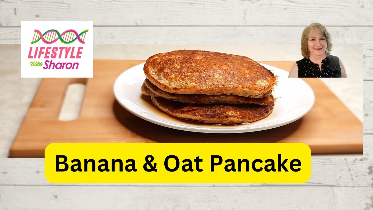 Banana & Oat Pancake | Healthy Pancake Recipe | lifestyle with sharon   #sharon #pancake