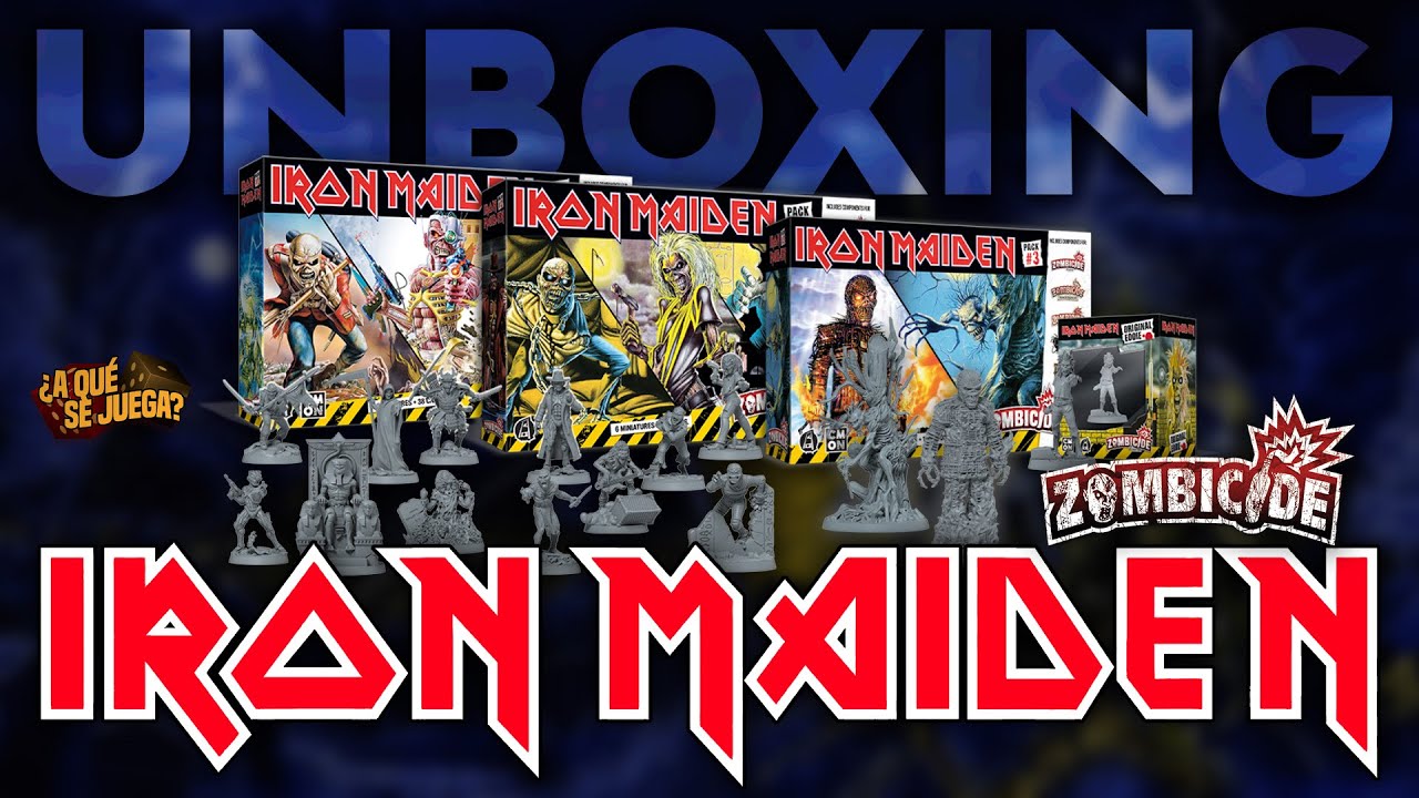 UNBOXING - Miniaturas IRON MAIDEN para juegos de CMON