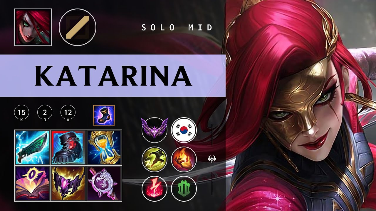 Katarina Mid vs Twisted Fate - KR Master Patch 26.01