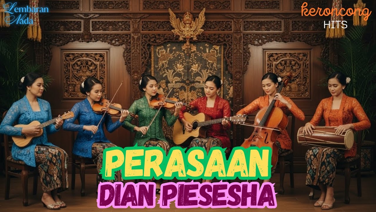 PERASAAN - DIAN PIESHESA | Cover Versi Keroncong 🎵 LEMBARAN NADA