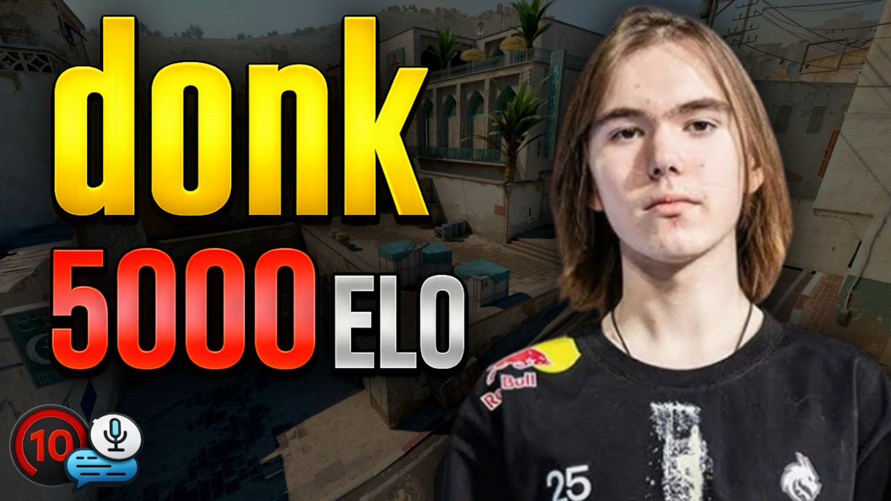donk vs Strong FACEIT Players – Intense Match + COMMs | CS2 Highlights