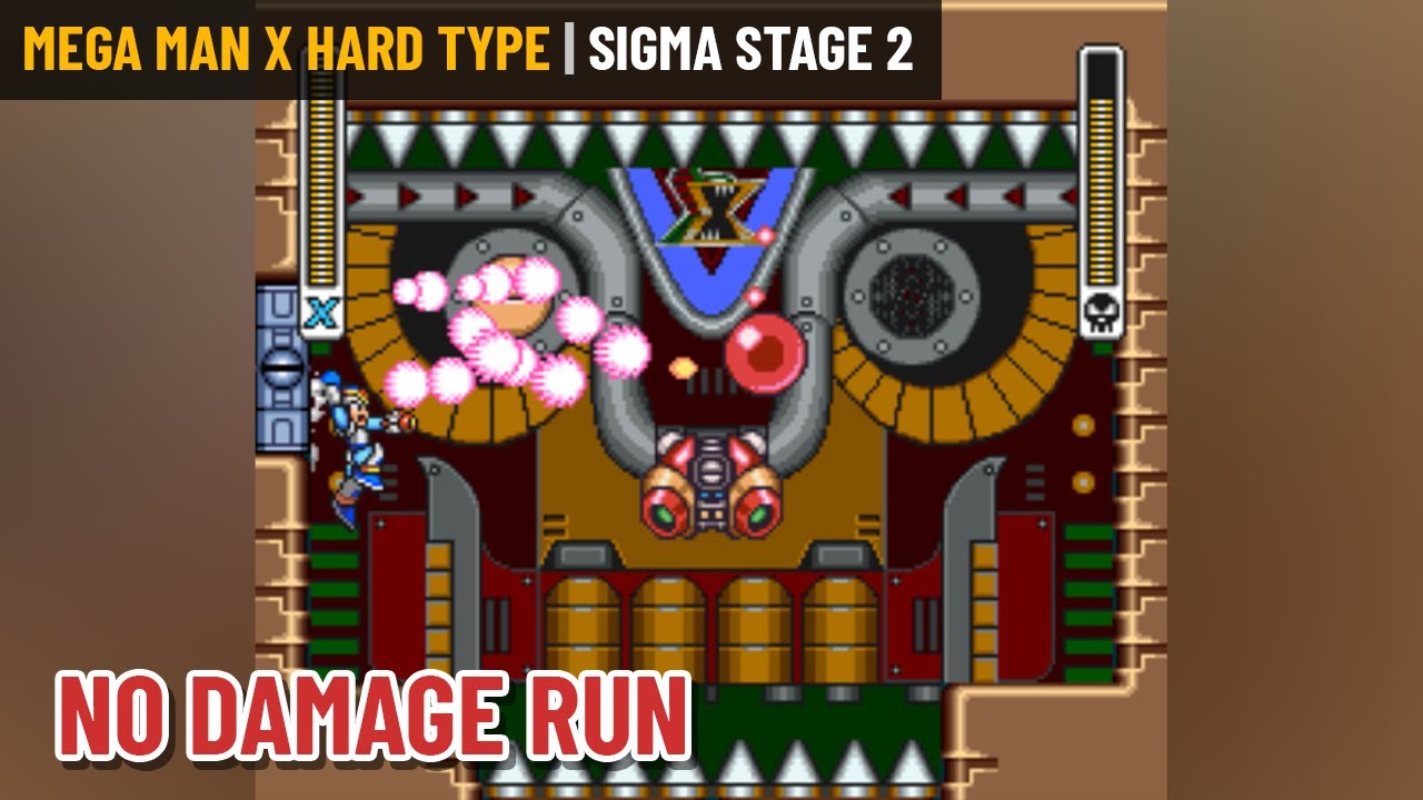 Mega Man X Hard Type - Sigma Stage 2 (No Damage)