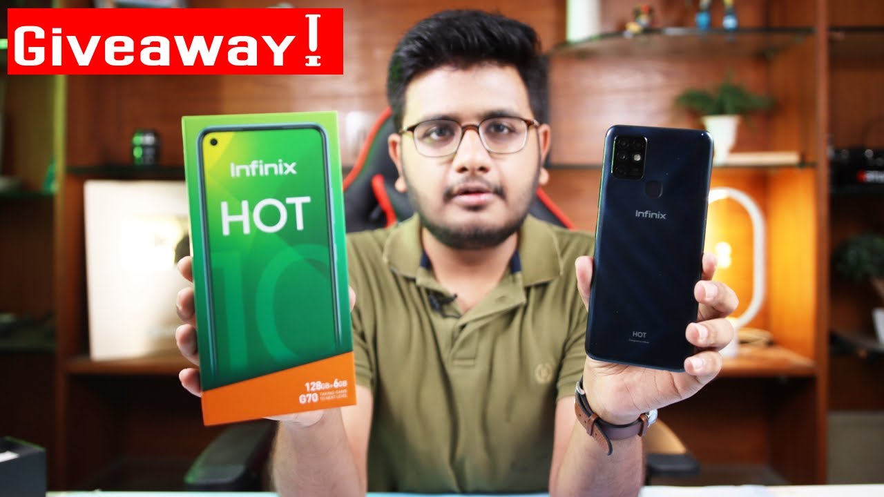 INFINIX HOT 10 UNBOXING | GIVEAWAY SCENE ON HAI !