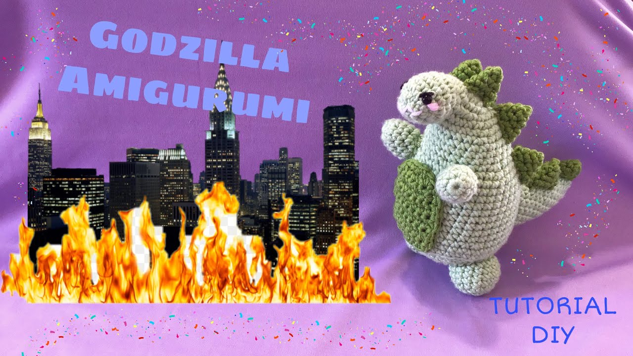 Godzilla Amigurumi TUTORIAL DIY