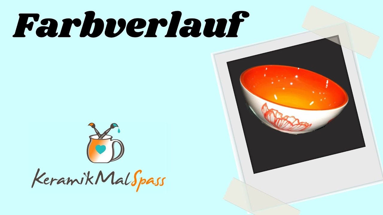 Farbverlauf bei KeramikMalSpass.com