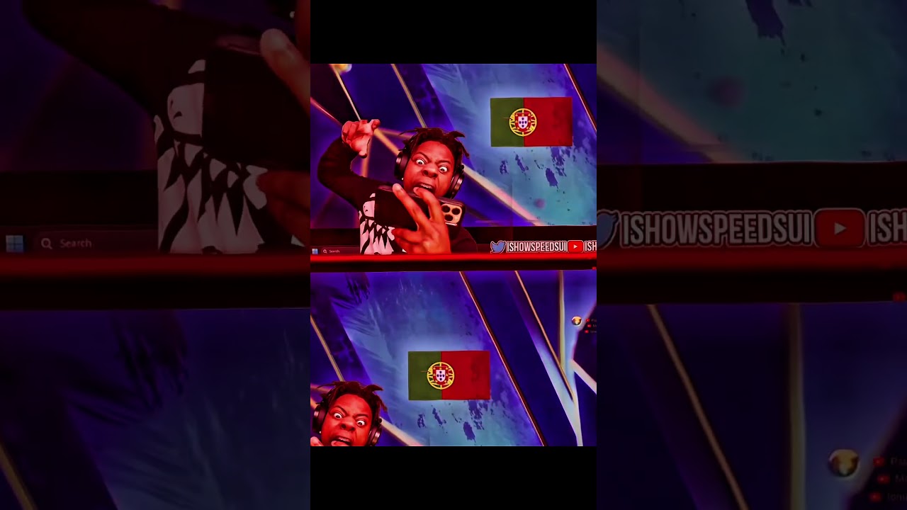 Speed s expression when he got Ronaldo🤣