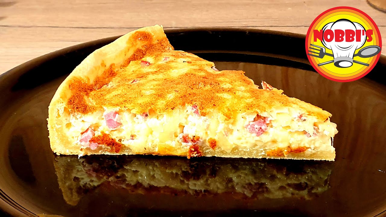 Quiche Lorraine, feine Tarte à la crème
