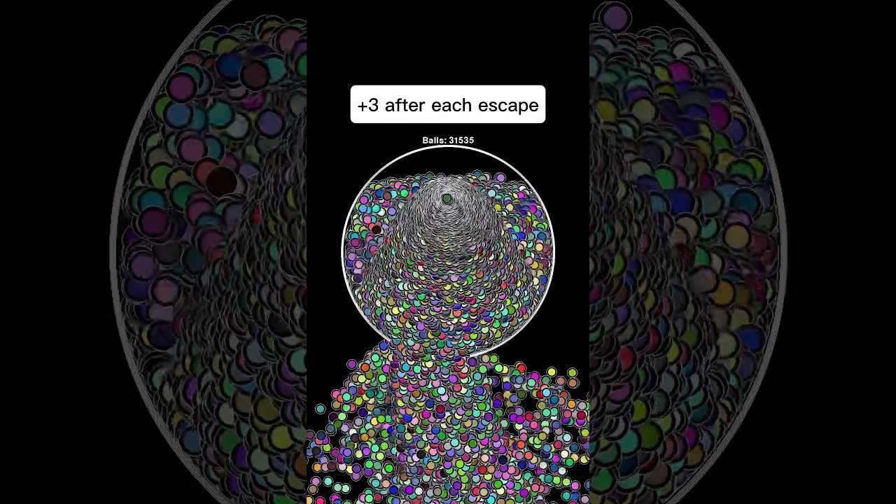 1M balls on the screen made my pc cry #simulation #satisfying #simulationsoftware #relaxing