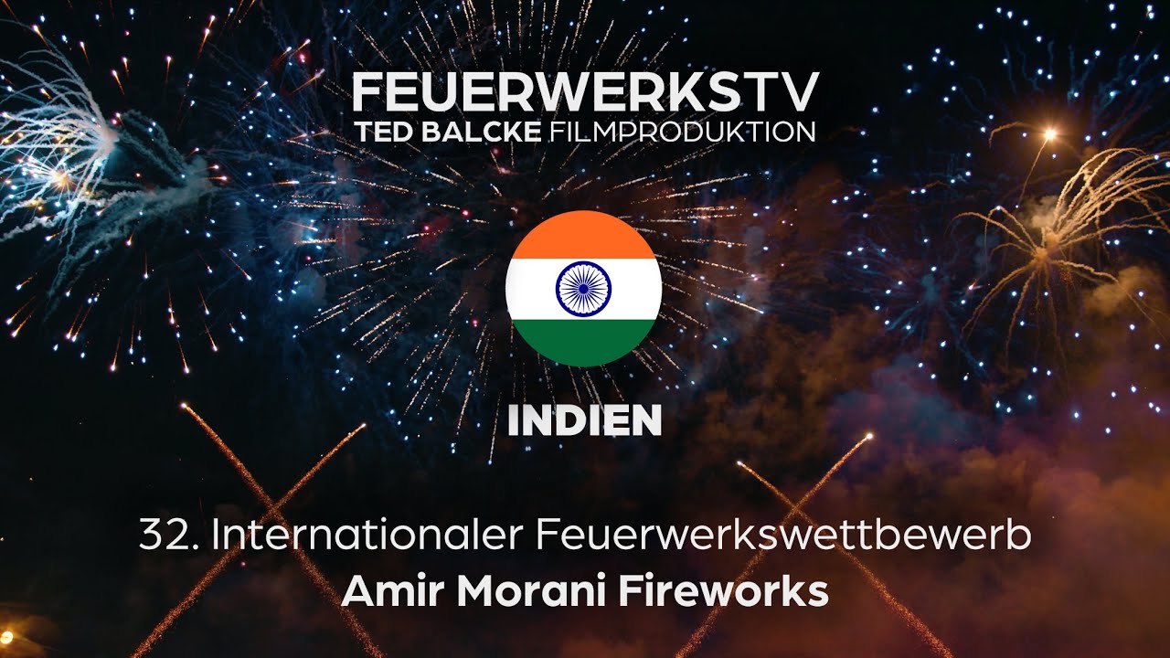 32. Internationaler Feuerwerkswettbewerb Indien Amir Morani Fireworks Hannover 2024 | FeuerwerksTV