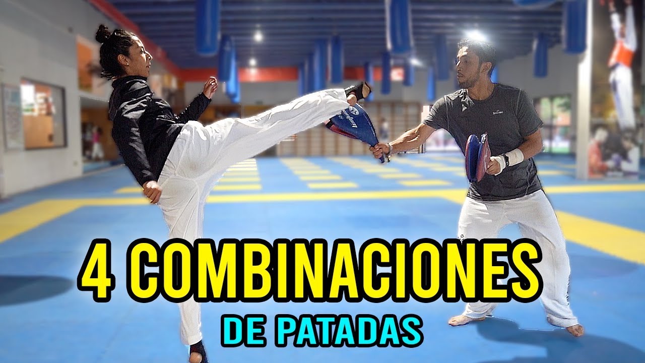 4 COMBINACIONES DE PATADAS PARA TAEKWONDO