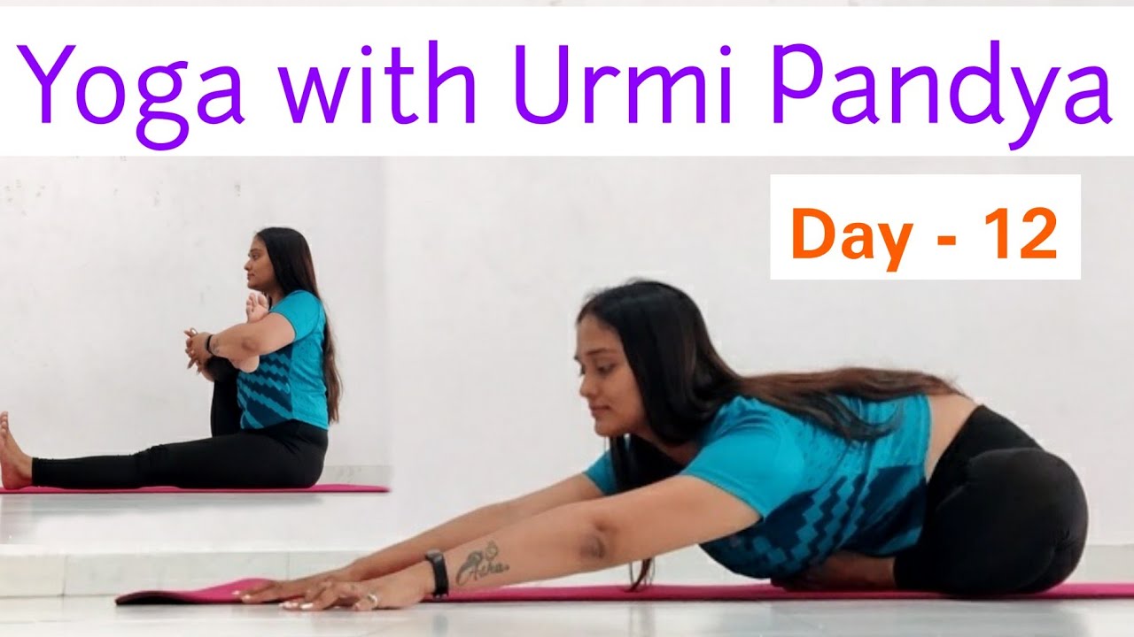Day- 12 Sitting Yoga poses with Urmi Pandya #yogaurmi #sittingyogaposes