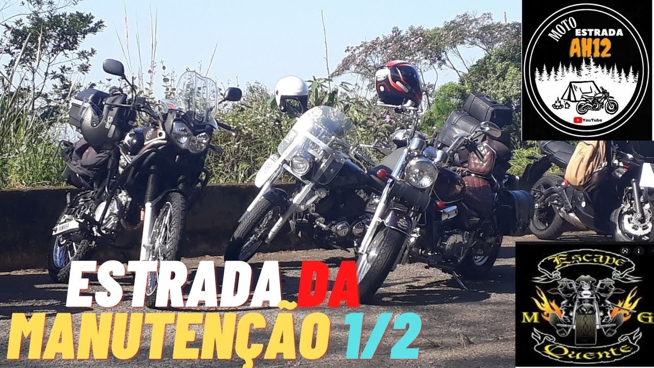 Passeio de moto na estrada da manutenção com o MG Escape quente parte 01/02