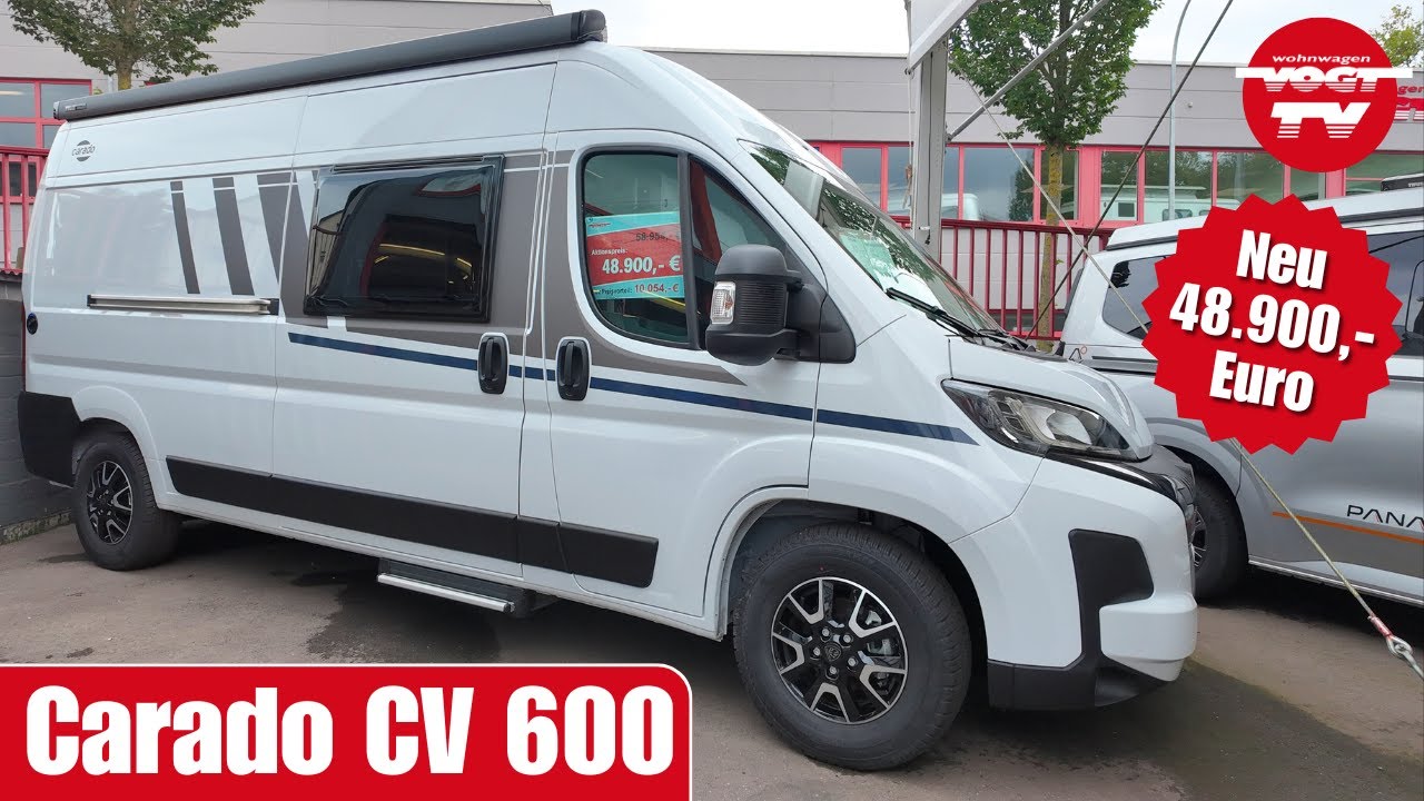Camper für UNTER 50.000,- € 🤩 CARADO CV 600 mit WC/Dusche, Markise, Fahrradträger, Multimediapaket 🤩