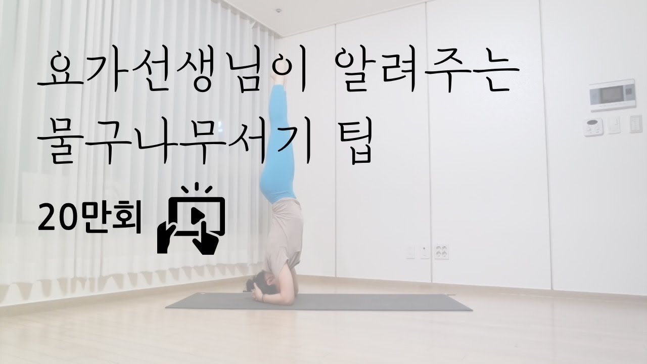 요가강사가 알려주는 초보자를 위한 물구나무서기 TIP