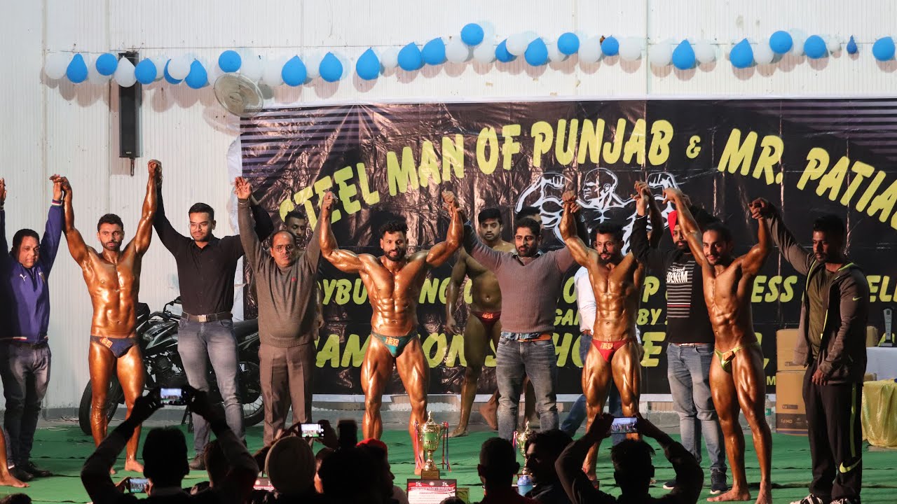 Mr. Steel man of Punjab & Mr. Patiala 2018 | Bodybuilding Stage Moment