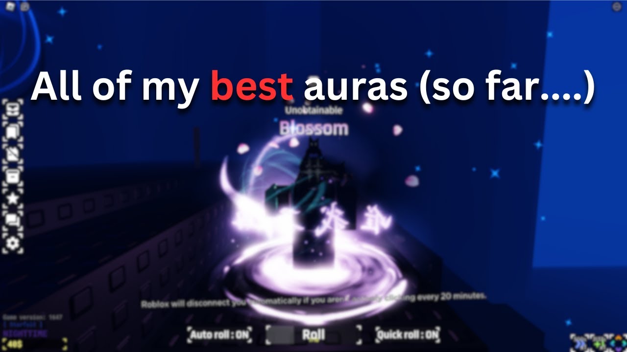 The Best Auras I got out of 500k rolls Compilation  | Sols RNG (1 in 20m)