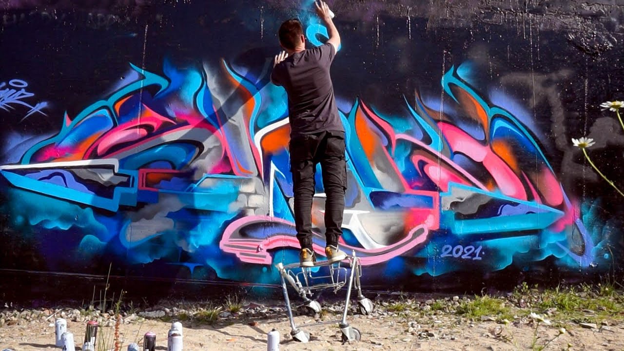 Freestyle Graffiti Painting in Utrecht | SNUZ STILLFREE Vol. 11