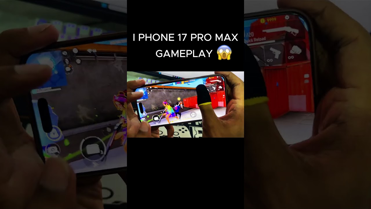 iPhone 17 Pro Max Free Fire Handcam 🔥 | Ultra Smooth 120FPS Gameplay | 😱#short #shortviral