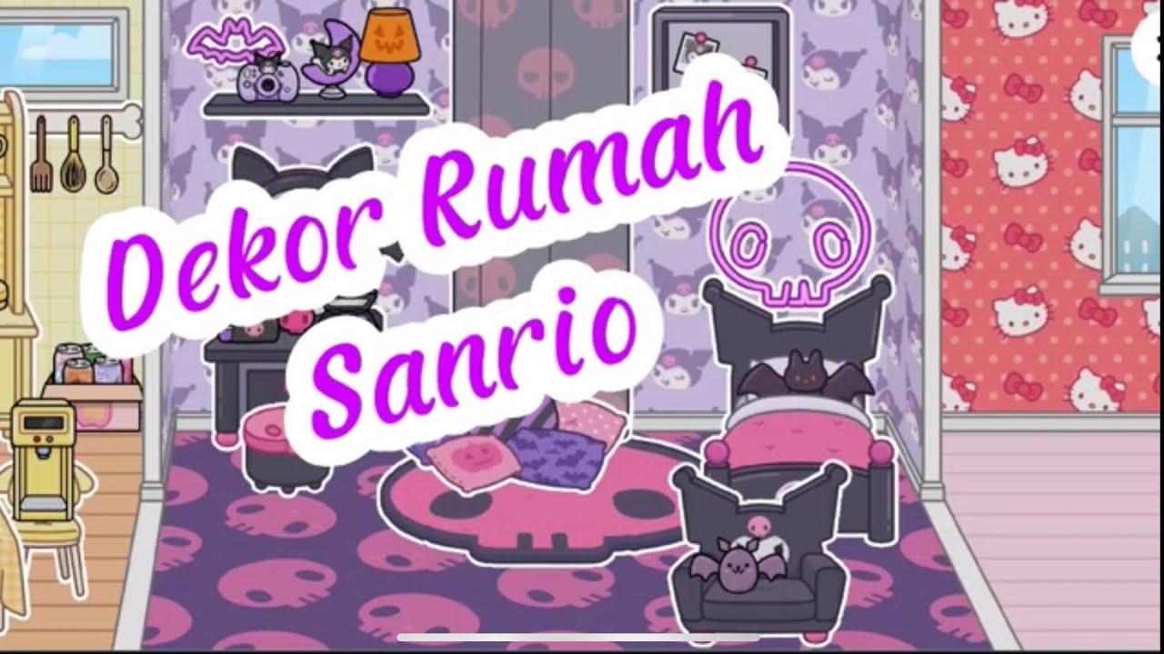 Dekor Rumah Sanrio di Toca Boca