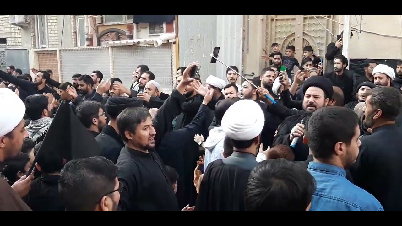 shahadat e bibi fatima zahra sa#noha#ya zahra ya zahra#by syed sadiq shah in najaf