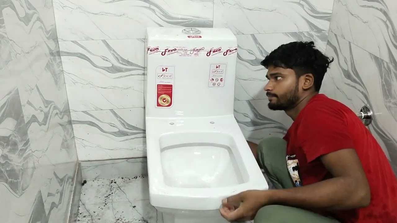 one piece seat fitting! one piece seat installation !one piece seat cover fitting! plumbering work!