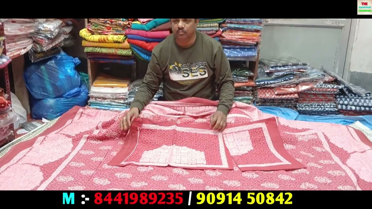 2025 New Collection Jaipuri Bedsheet ...... || Wholesale Market The Rajasthan Chakdaha