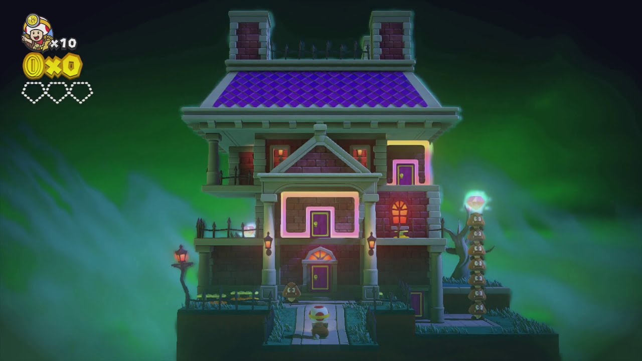 Captain Toad: Treasure Tracker - Dodgy Doors At Boo Mansion