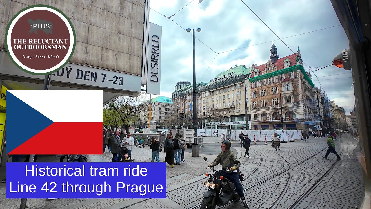 Historical tram ride - Line 42 through Prague (Part 1) #prague #tram #travel