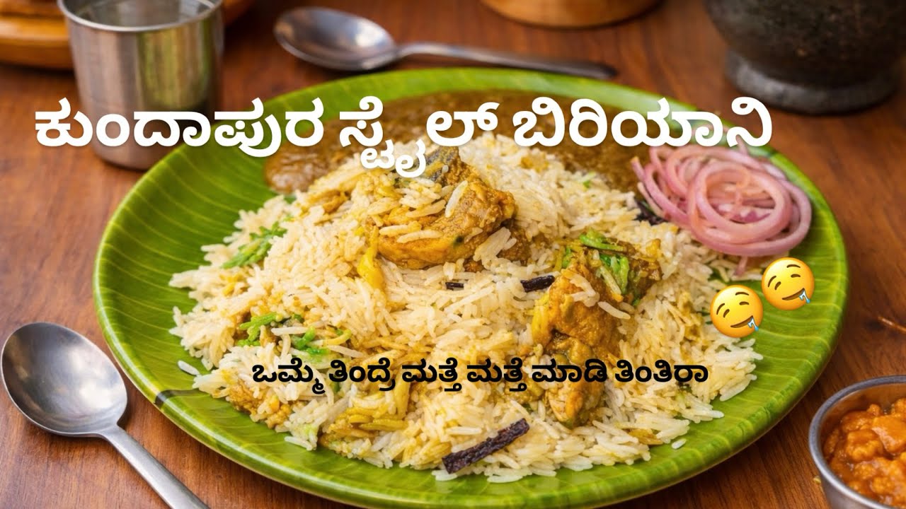 ಕುಂದಾಪುರ ಸ್ಟೈಲ್ ಬಿರಿಯಾನಿ | Kundapur style biriyani | ಒಮ್ಮೆ ತಿಂದ್ರೆ ಮತ್ತೆ ಮತ್ತೆ ಮಾಡ್ಕೊಂಡು ತಿಂತಿರಾ 😋😋 