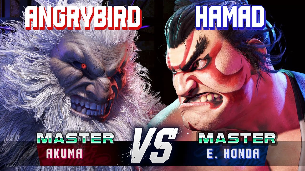 SF6 ▰ ANGRYBIRD (Akuma) vs HAMAD (E.Honda) ▰ High Level Gameplay