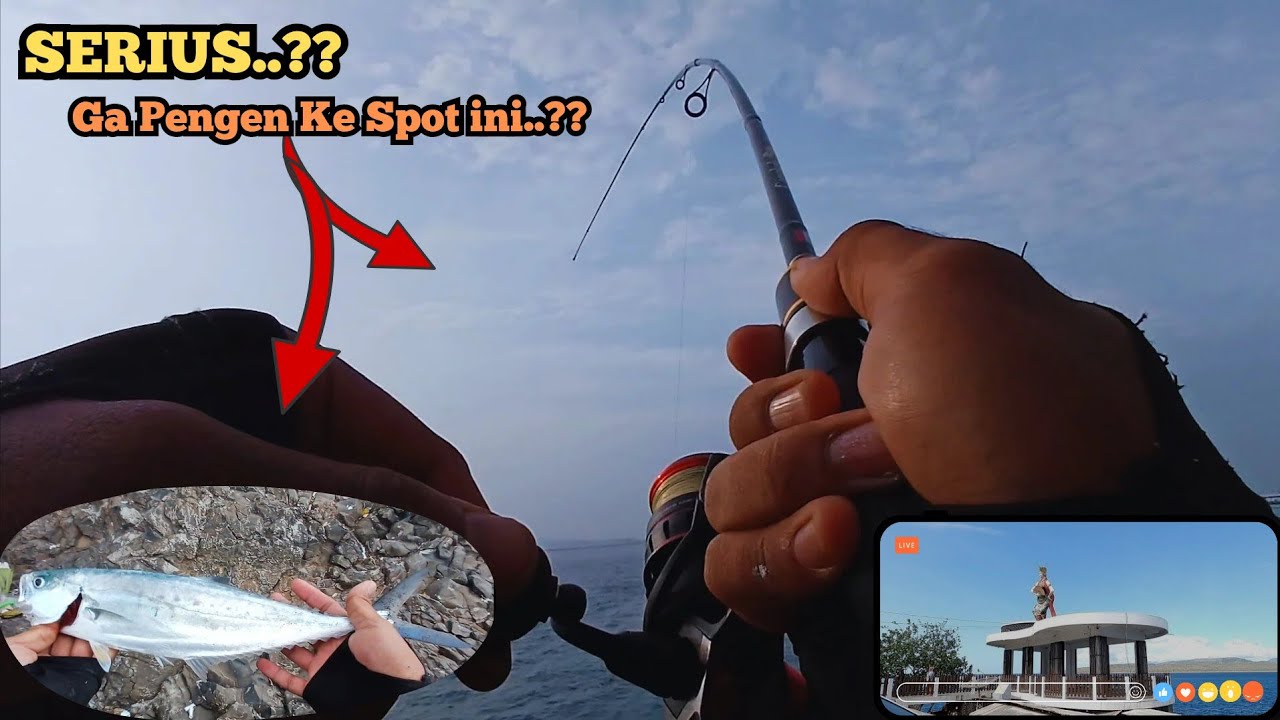 Mancing Ultralight Casting Dengan Rangkaian Pelampung Sabiki 🔥 Spot Mancing Watudodol Banyuwangi