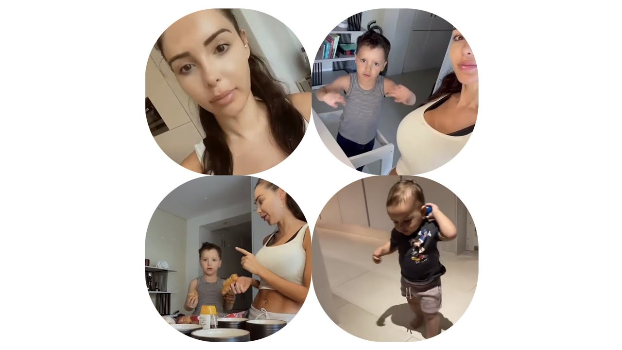 Nabilla cuisine avec ses fils + Leeyane marche en direct incroyable 🥰🥰