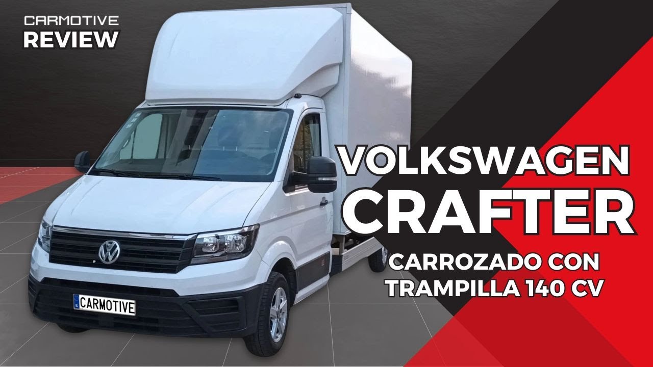 Review Volkswagen Crafter Carrozada con Trampilla | La Mejor Furgoneta de Segunda Mano para Negocios