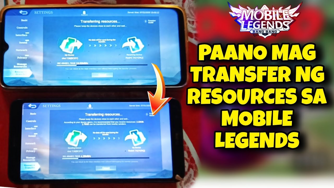 HOW TO TRANSFER RESOURCES IN MOBILE LEGENDS USING ANDROID PHONE | QUICK TRANSFER RESOURCES