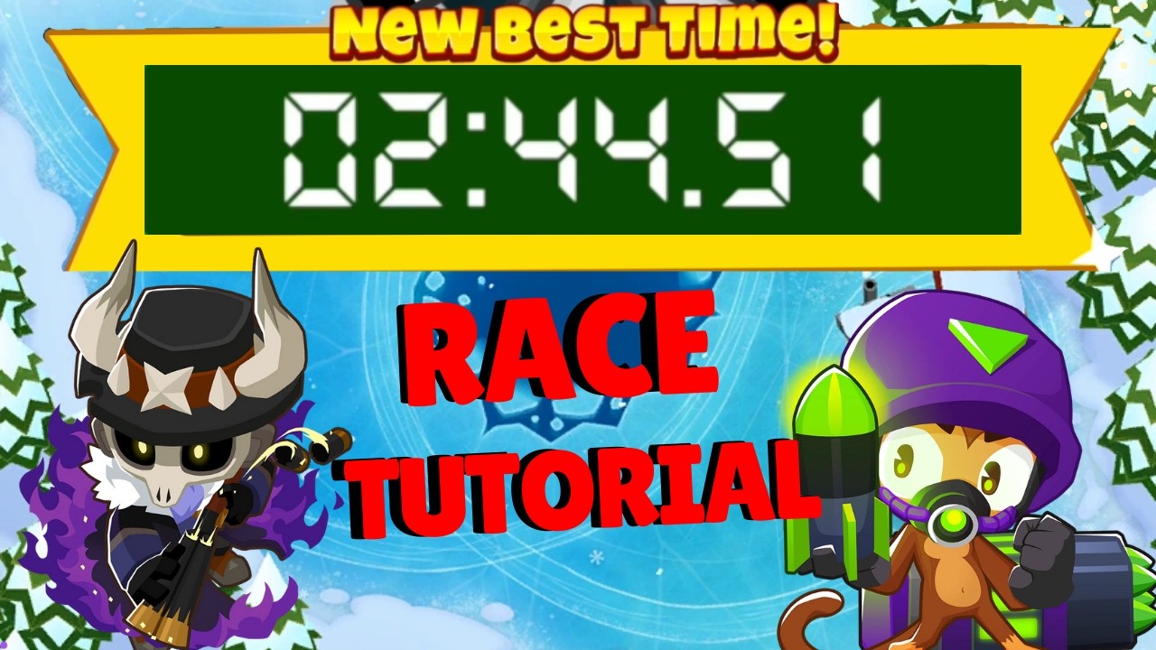 BTD6 Race | Guide | Guns Blazing | Sub 3 minute