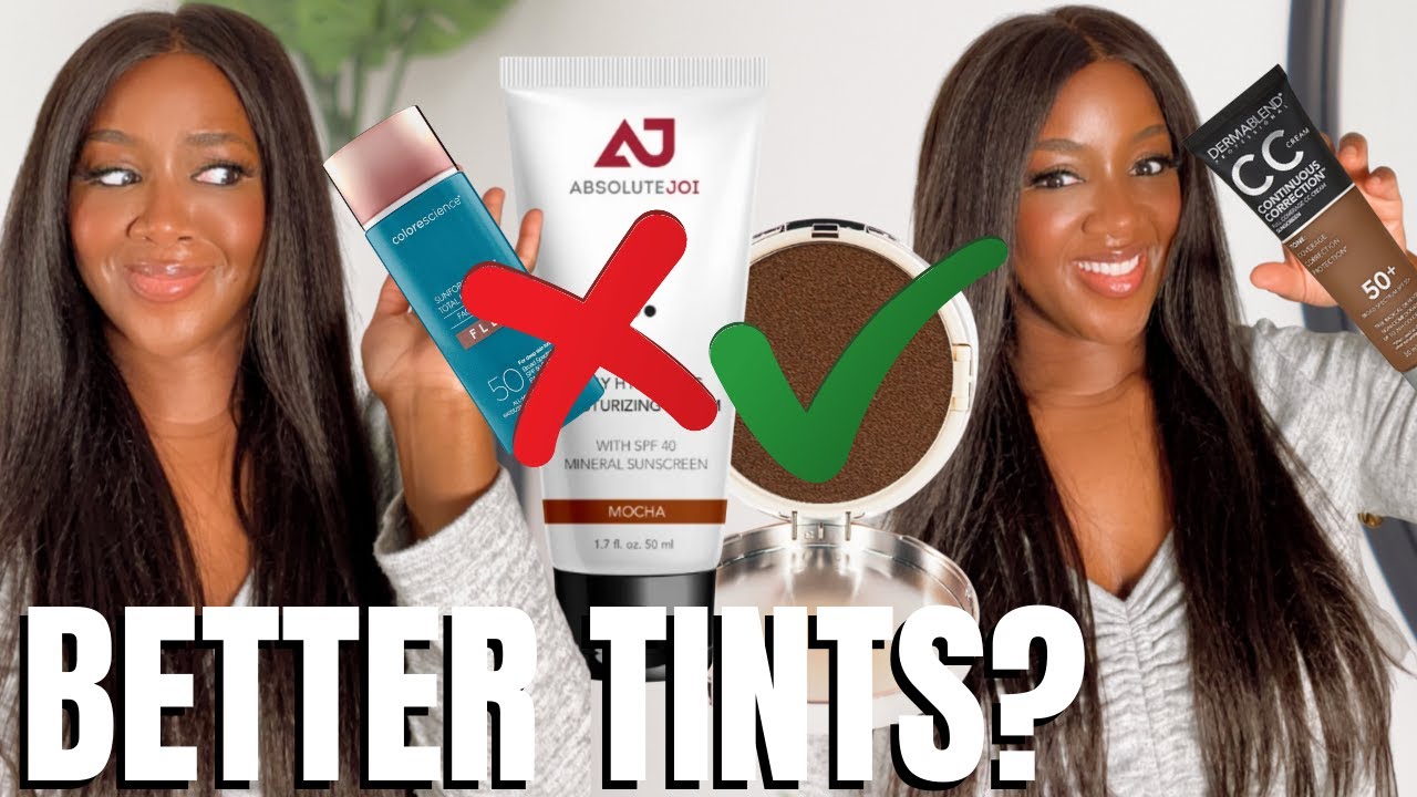 BETTER Tinted Sunscreen for Darker Skin? Colorescience + Black Brands