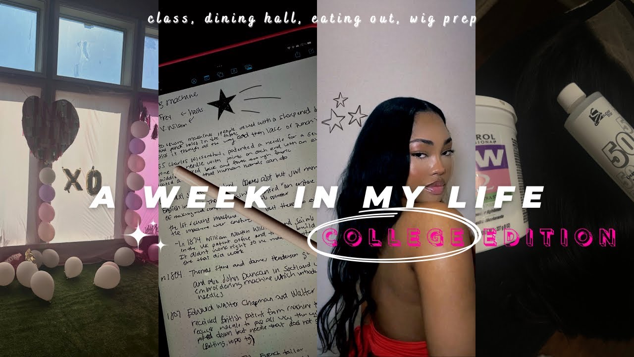 COLLEGE WEEK IN MY LIFE ♡ classes, studying, eating out, hitting 100 subscribers & more!