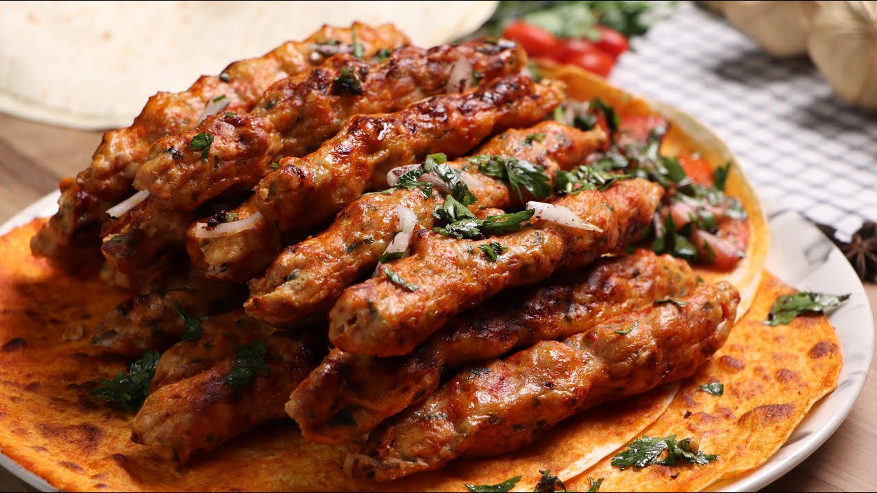 كباب الدجاج المدخن