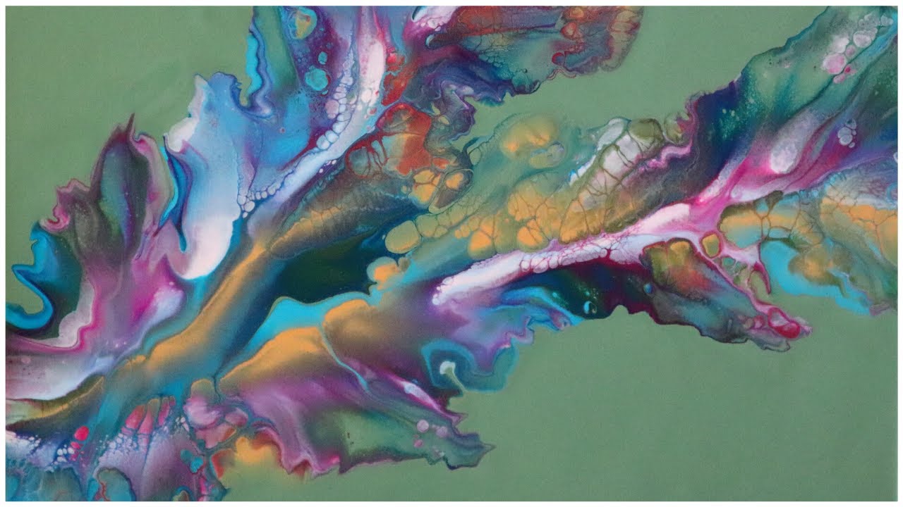 Dutch Pour Fluid Art Tutorial. Recipe explained TWO for ONE Masse Art Studio #178