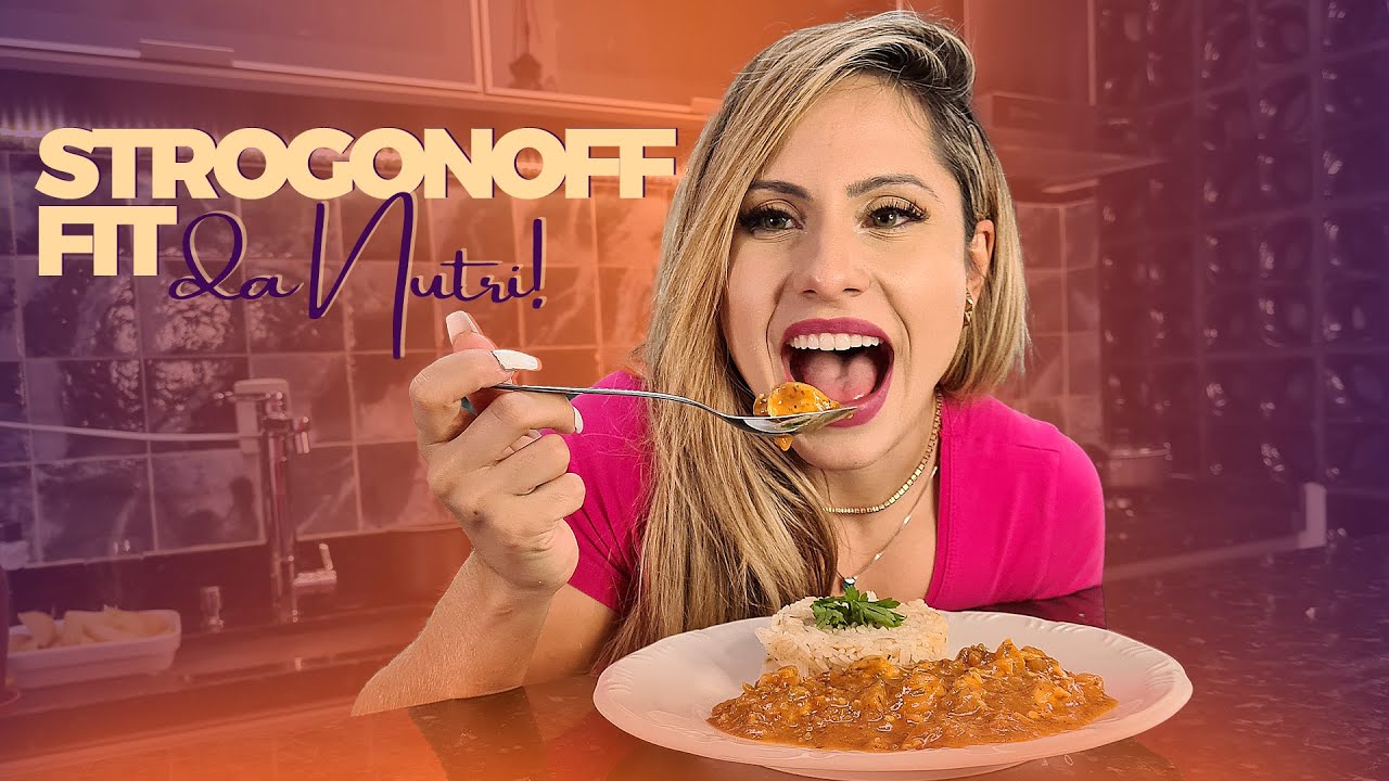 STROGONOFF FIT DE FRANGO DA NUTRI!